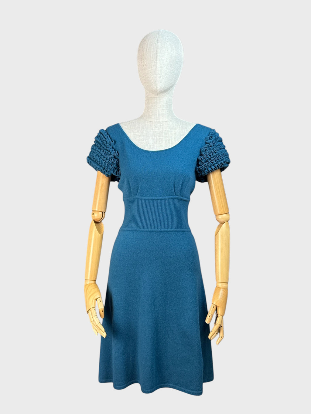 Robe 100% cachemire Turquoise Catherine Malandrino , M