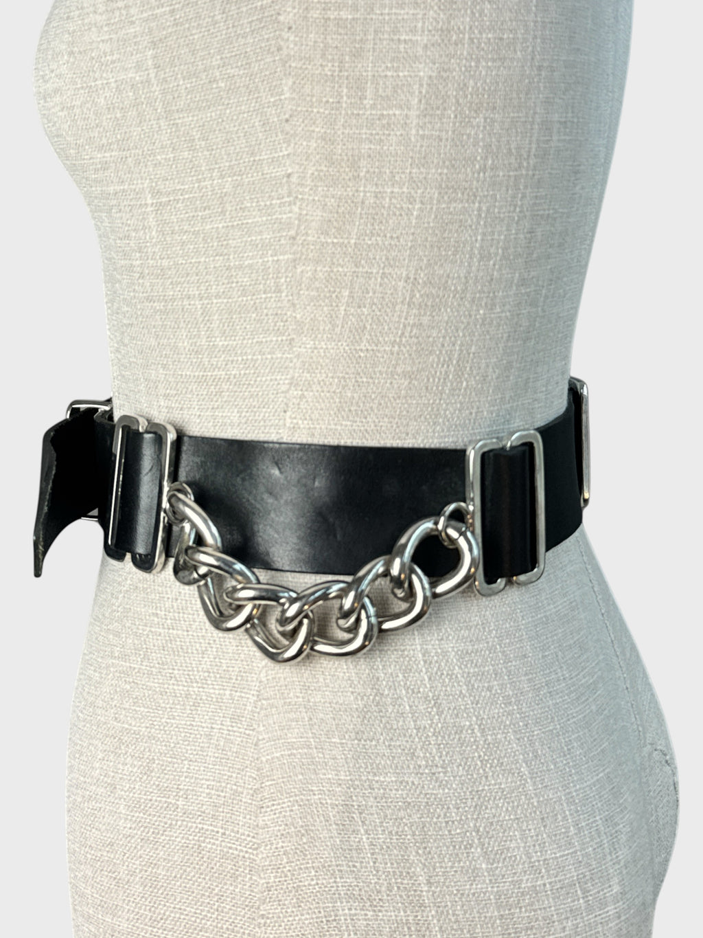 Ceinture avec chaine Noir The Kooples
