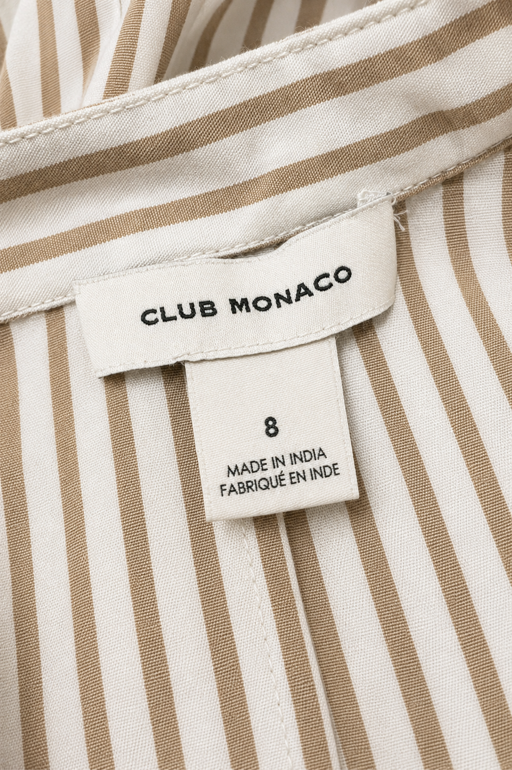 Combinaison rayée , Club Monaco