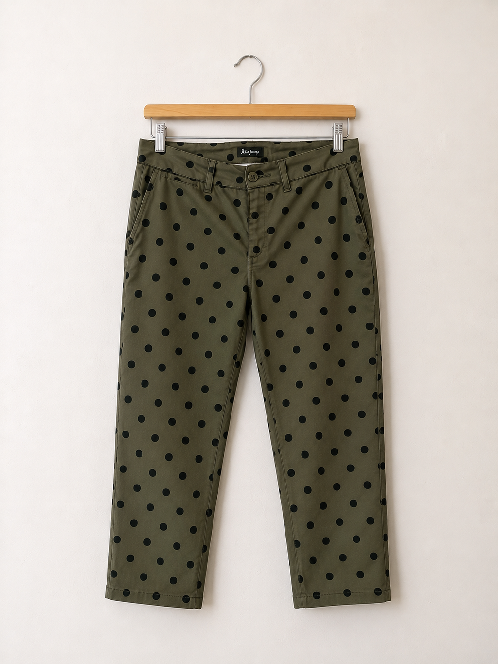 Pantalon capri à pois Suko Jeans