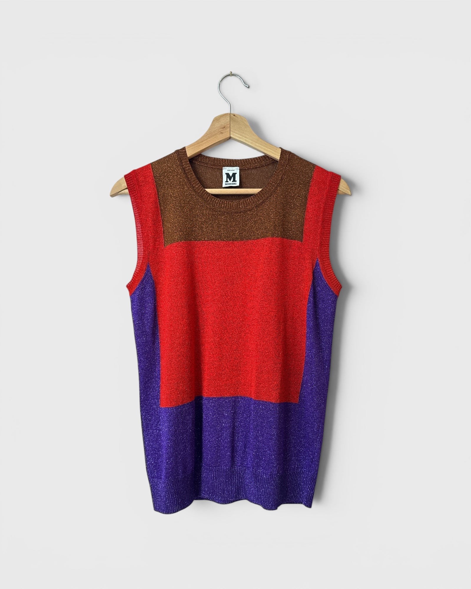 Débardeur en maille lurex