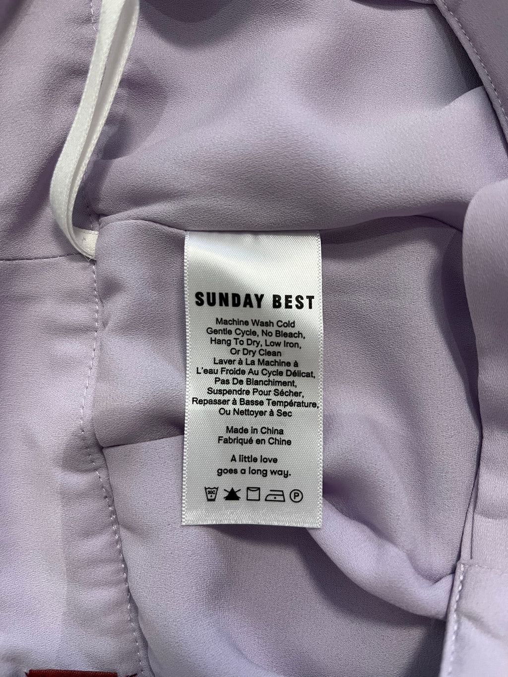 Short avec ceinture Mauve Sunday Best