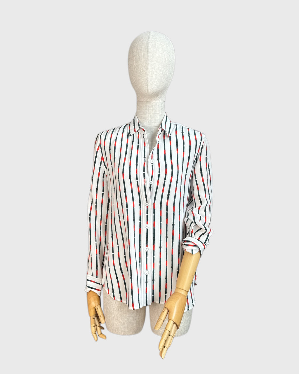 Chemise imprimée 100% soie Équipment, , XS