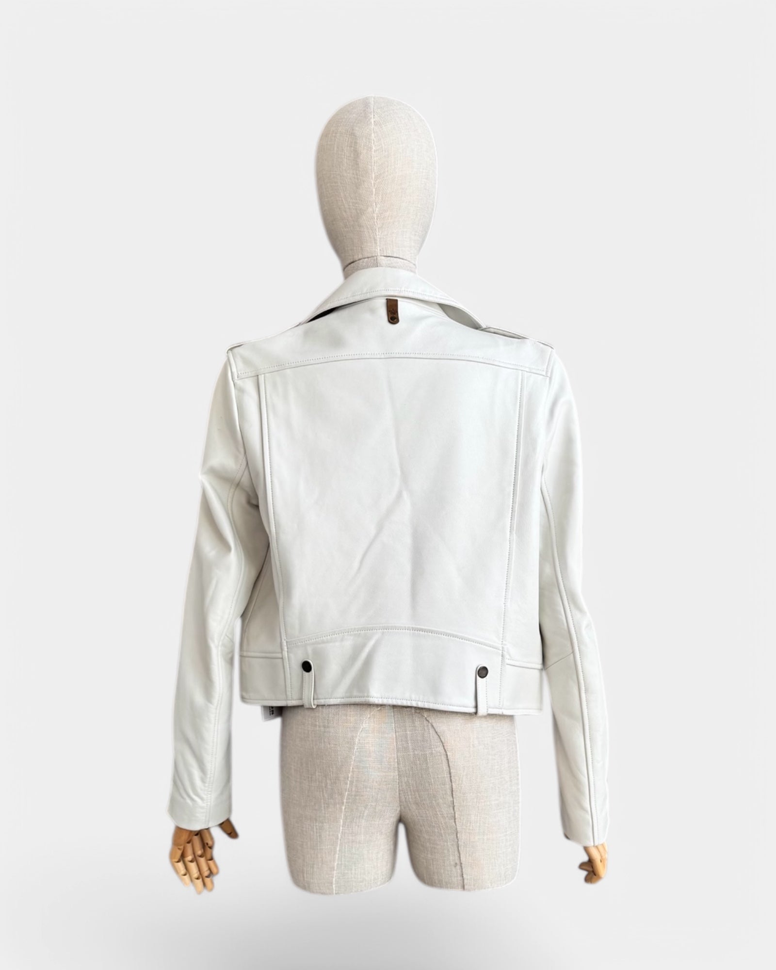 Perfecto blanc en cuir Mackage, M