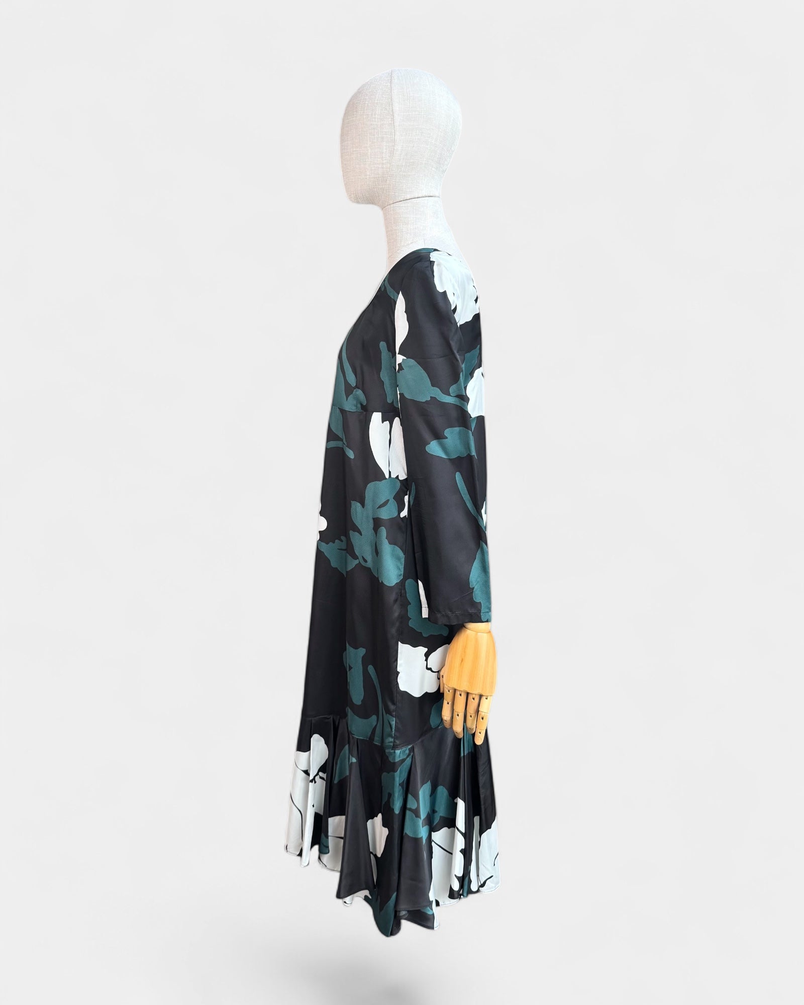 Robe midi en satin imprimé floral  Marni, 38
