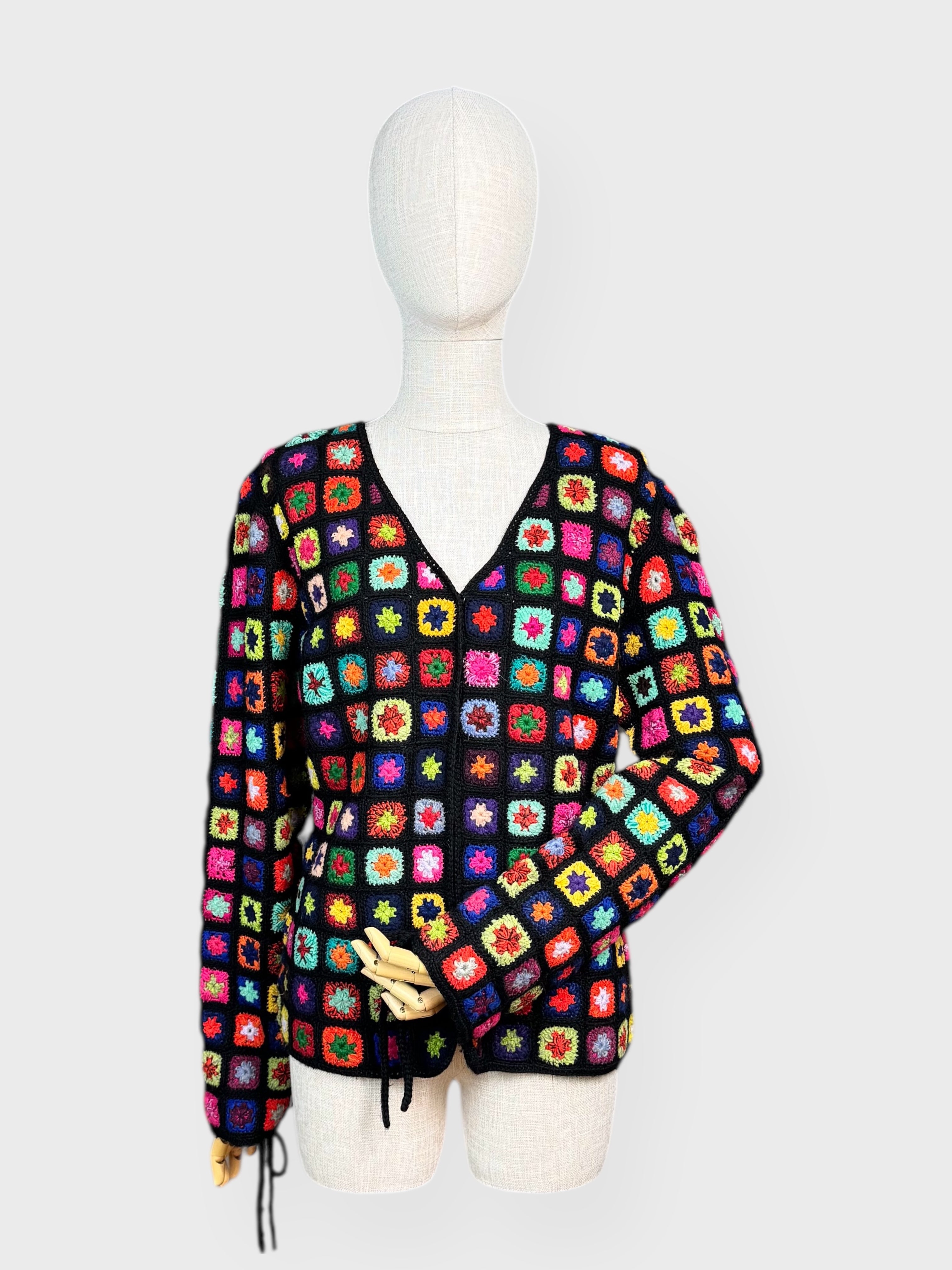 Cardigan crochet multicolore Kenzo Jeans , taille S