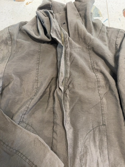 Khaki high-neck jacket Sandwich_, 38